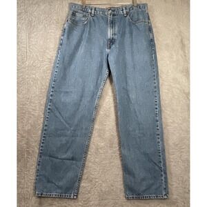 Levis 550 Jeans Mens 38x31 Blue Medium Wash Relaxed Straight Fit‎ Denim Retro